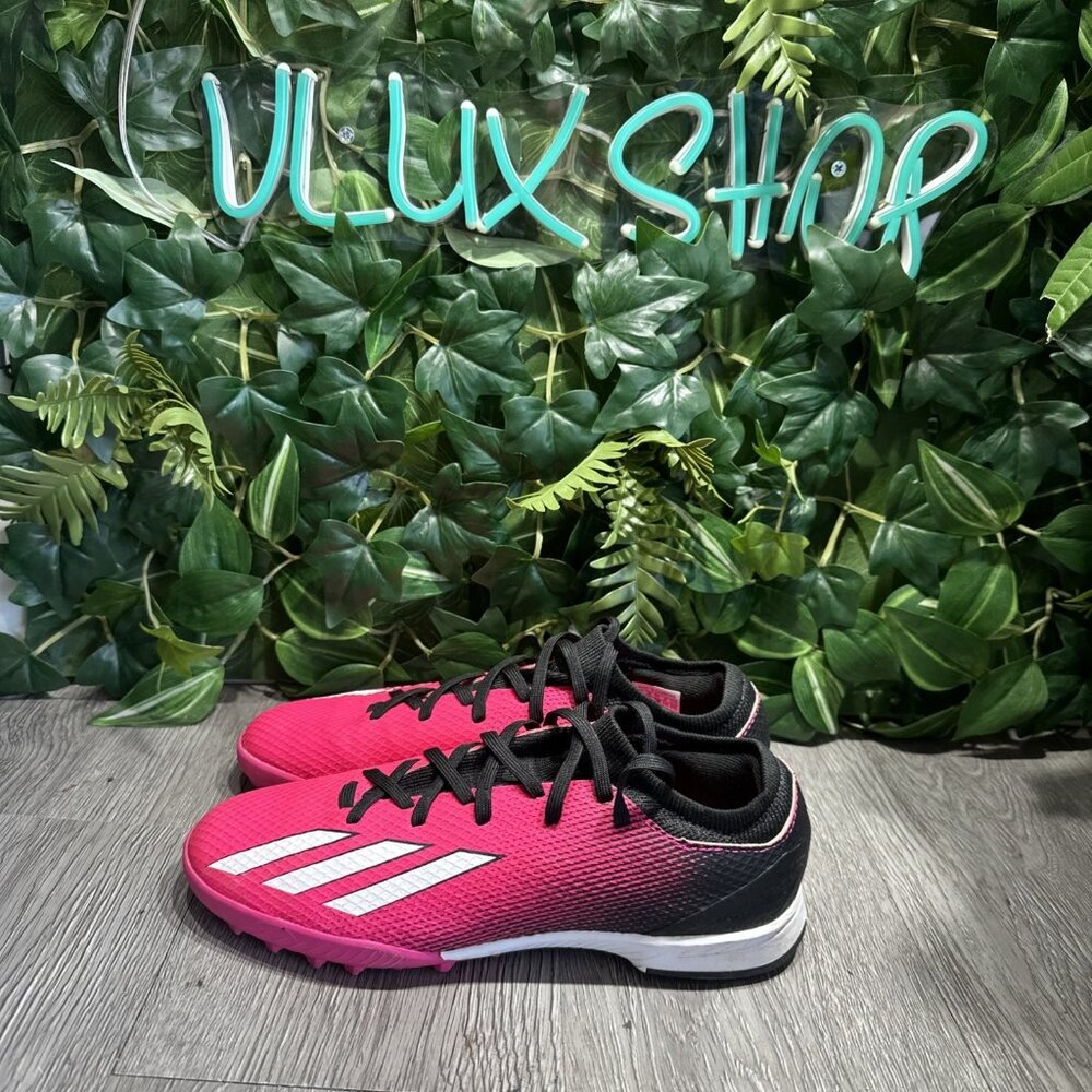 Adidas X Speedportal.3 GZ2465 5.5 / 7 Women Pink Black Turf Soccer Boots GBNC605 - Picture 4 of 8